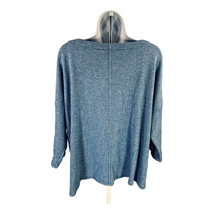 J.Jill Wearever Collection Women’s Blue 3/4 Sleeve Sweater - L