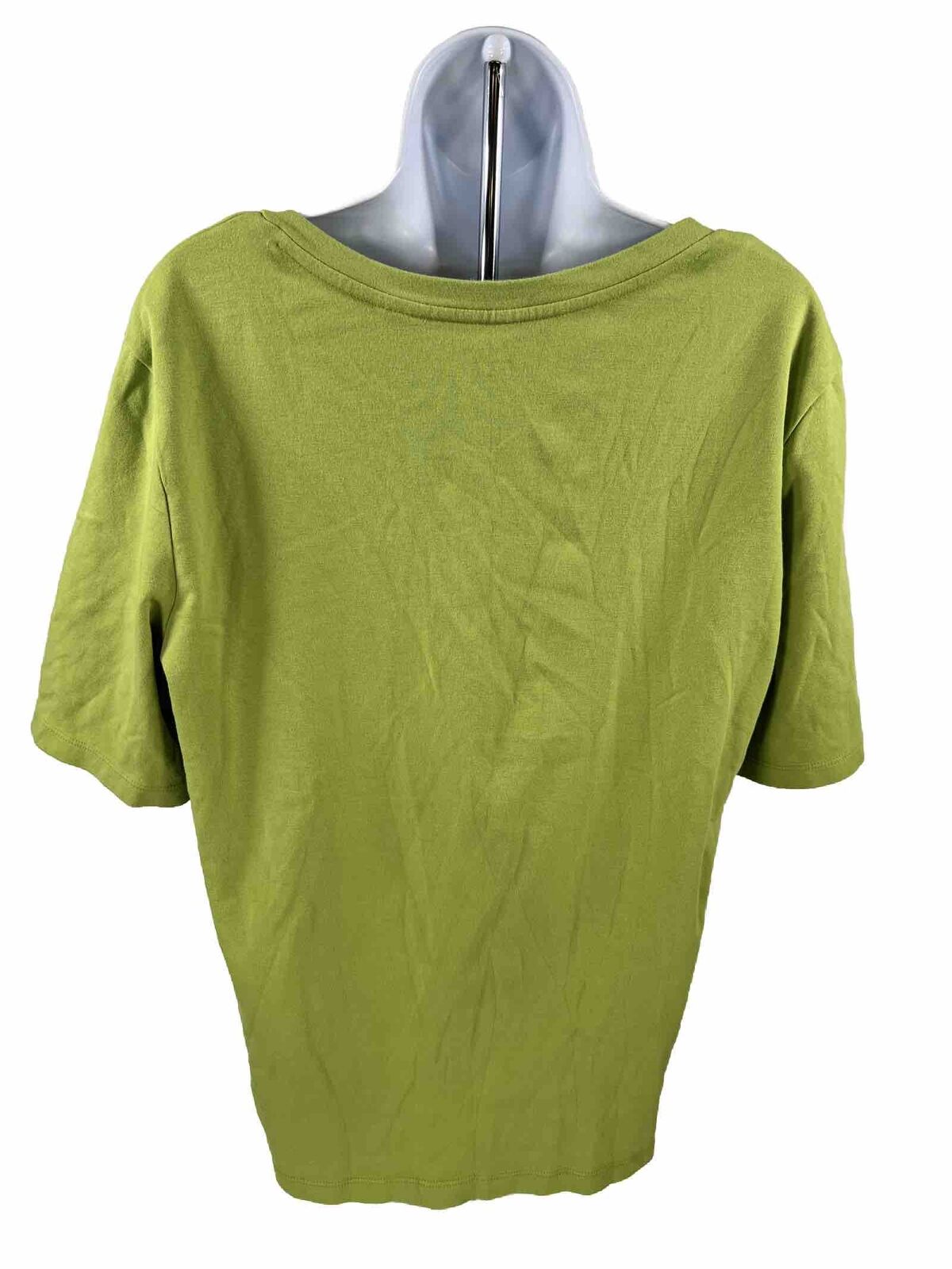 Chicos Women's Green Short Sleeve True Colors Tee Shirt - 3/US XL