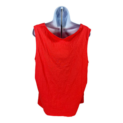 NEW Coldwater Creek Women’s Red/Coral Beaded Tank Top - Plus 2X