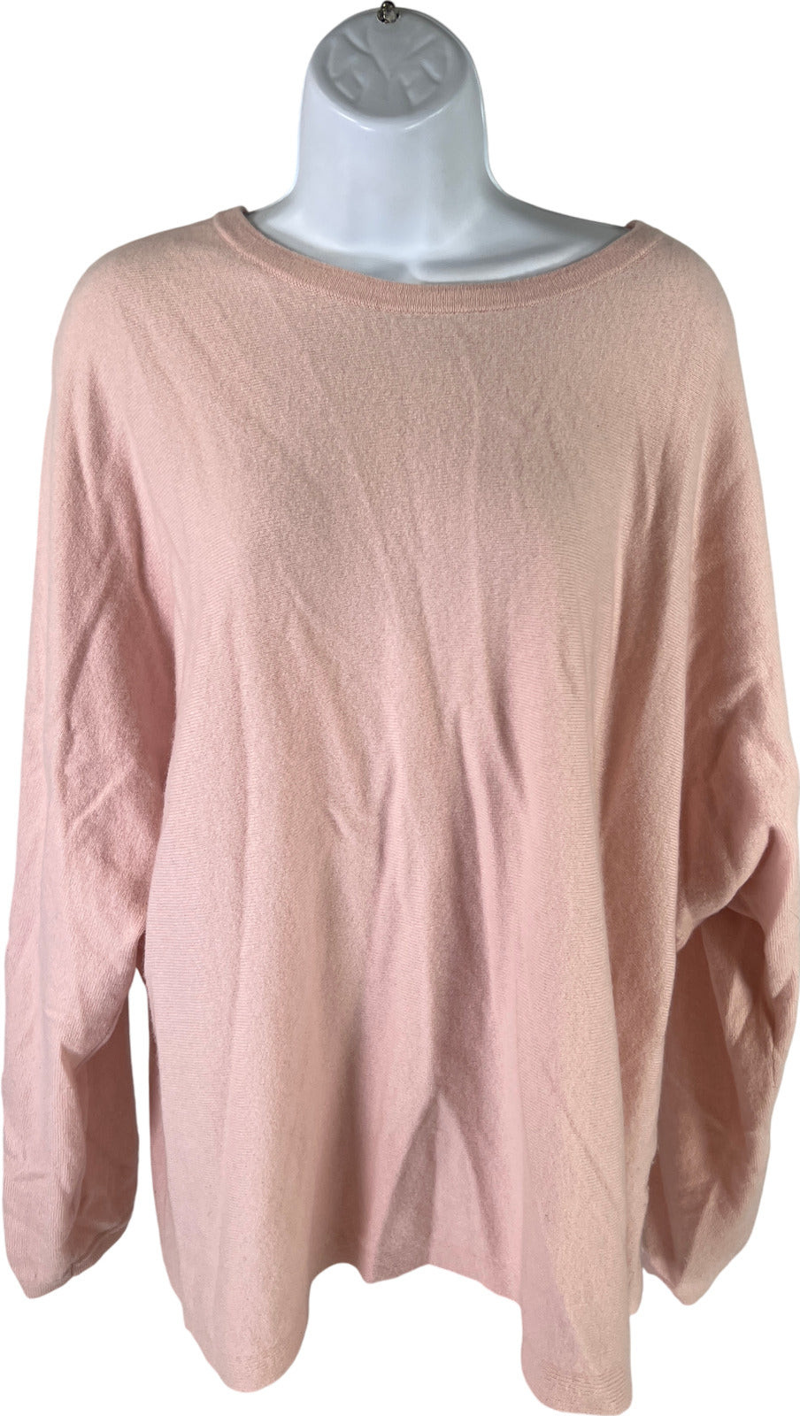 J. Jill Women’s Pink 100% Cashmere Long Sleeve Sweater - XL