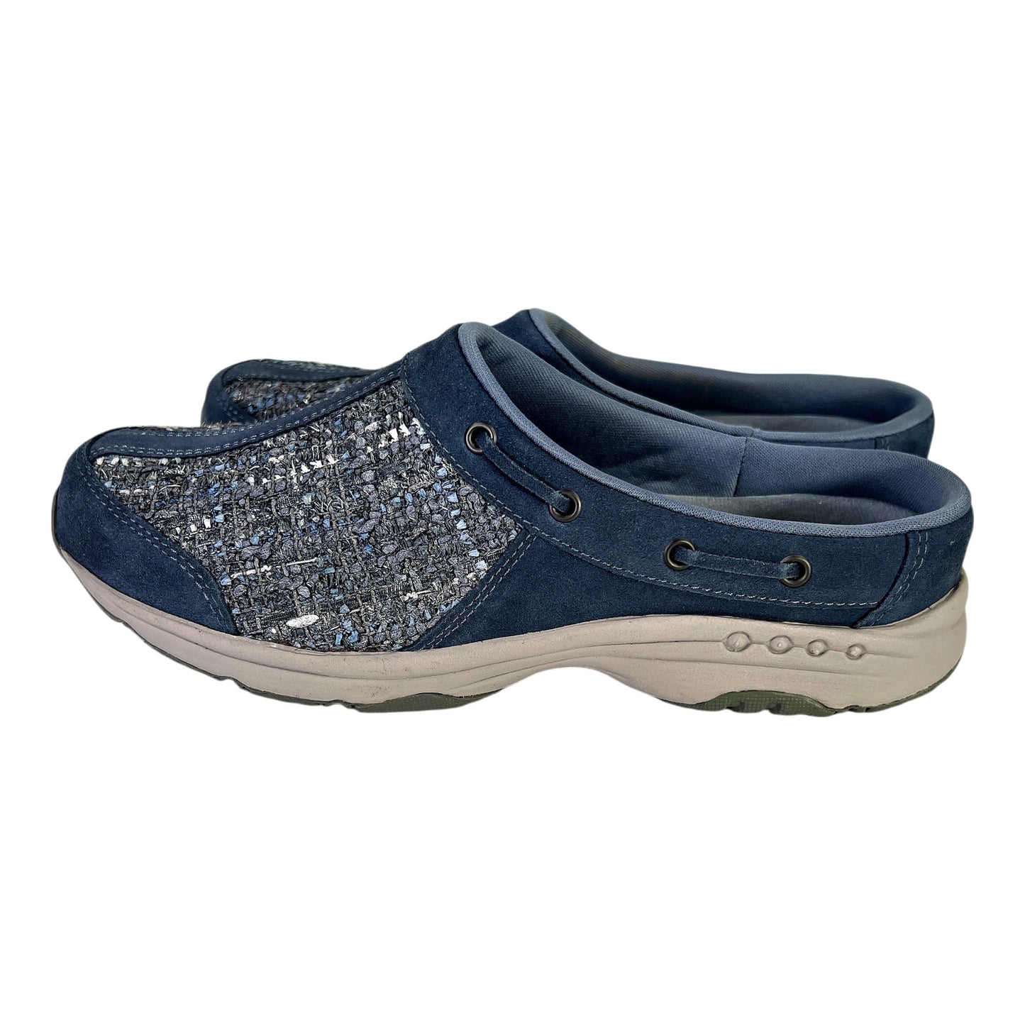 Easy Spirit Women’s Blue Set Travelport Slip On Mules - 10