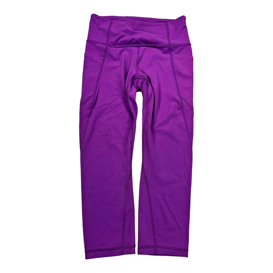 Athleta Women’s Purple Salutation Stash Pocket Capri Leggings - S