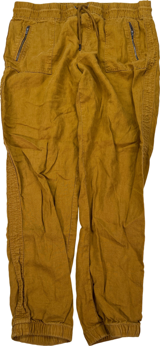 Athleta Women’s Brown Cargo Linen Jogger Pants - 16T Tall