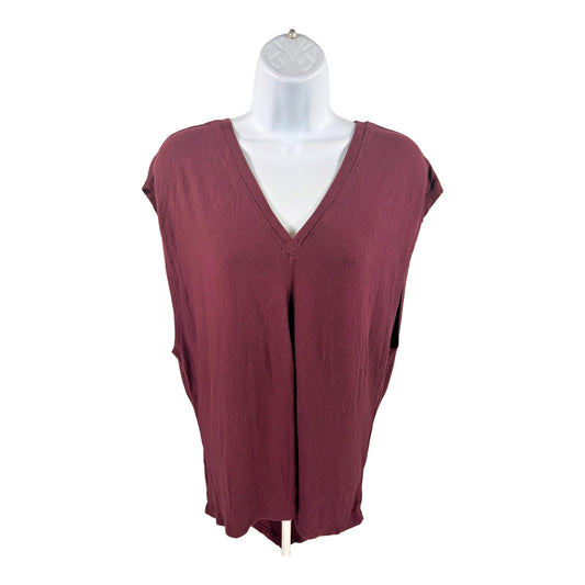 Athleta Women’s Burgundy Nayarit Sleeveless Tie BackTank Top - XL