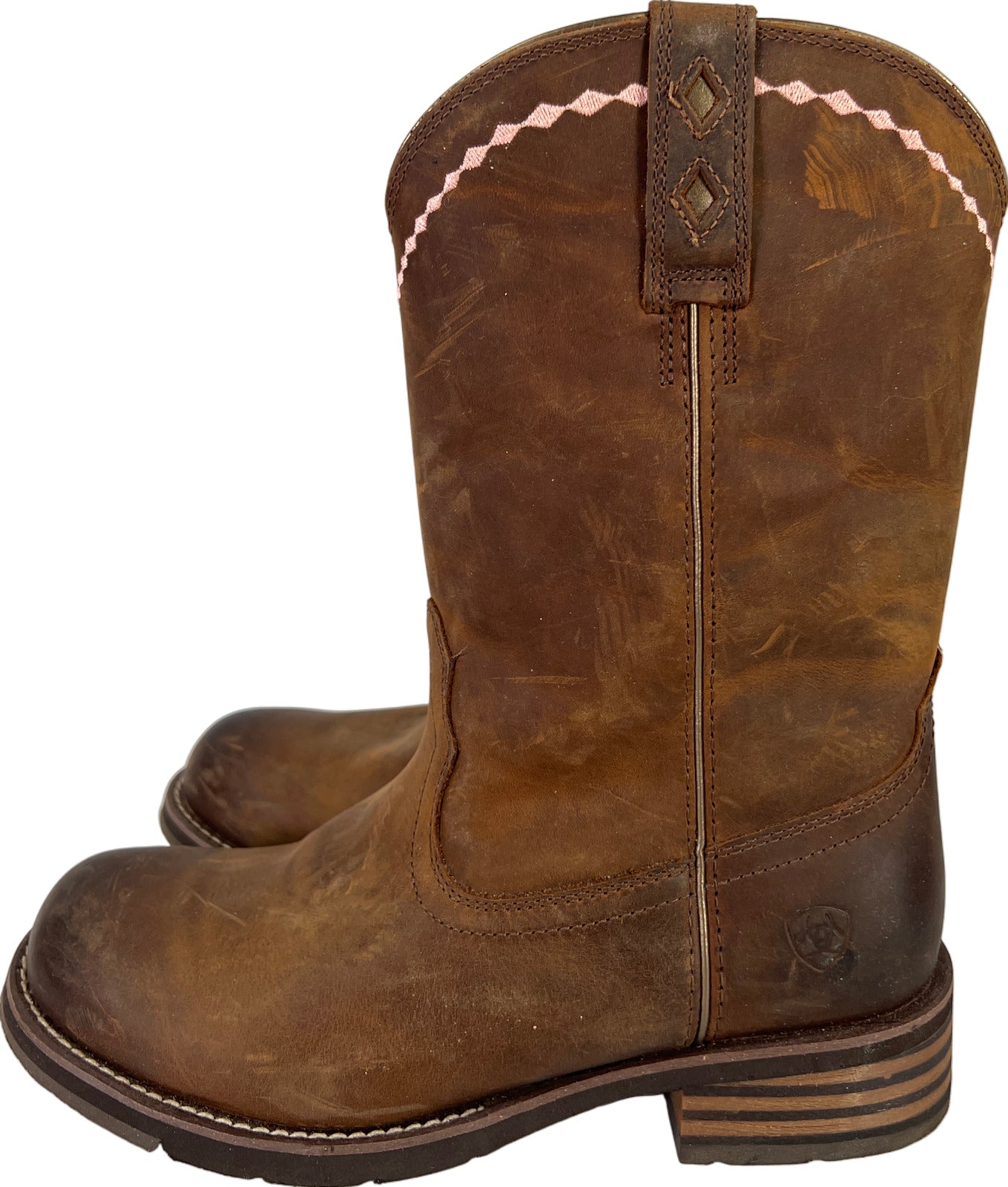 Ariat Women’s Brown Unbridled Roper Western Cowgirl Boots - 8 B