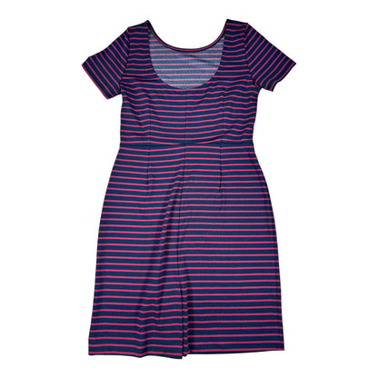 Banana Republic Women’s Blue/Purple Striped Sheath Dress - 4 Petite