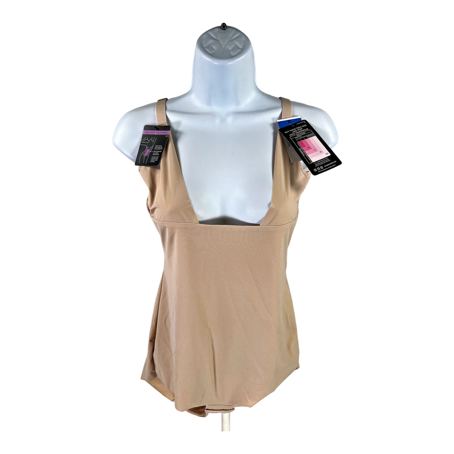 NEW Maidenform Women’s Beige/Nude No Show Body Briefer Shapewear - XL