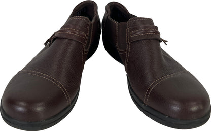 Clarks Collection Women’s Brown Slip On Comfort Shoes - 9