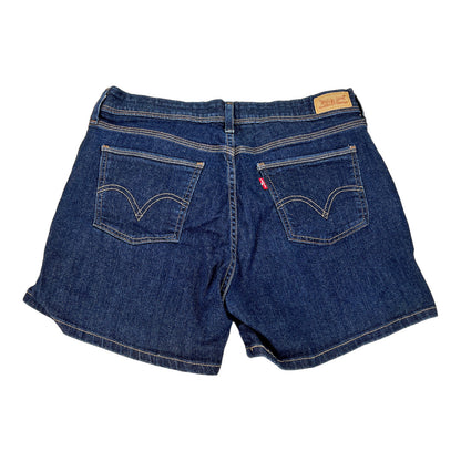 Levis Women’s Dark Wash Denim Jean Shorts - 12