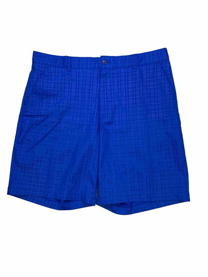 Greg Norman Men's Blue Stretch Golf Shorts - 40