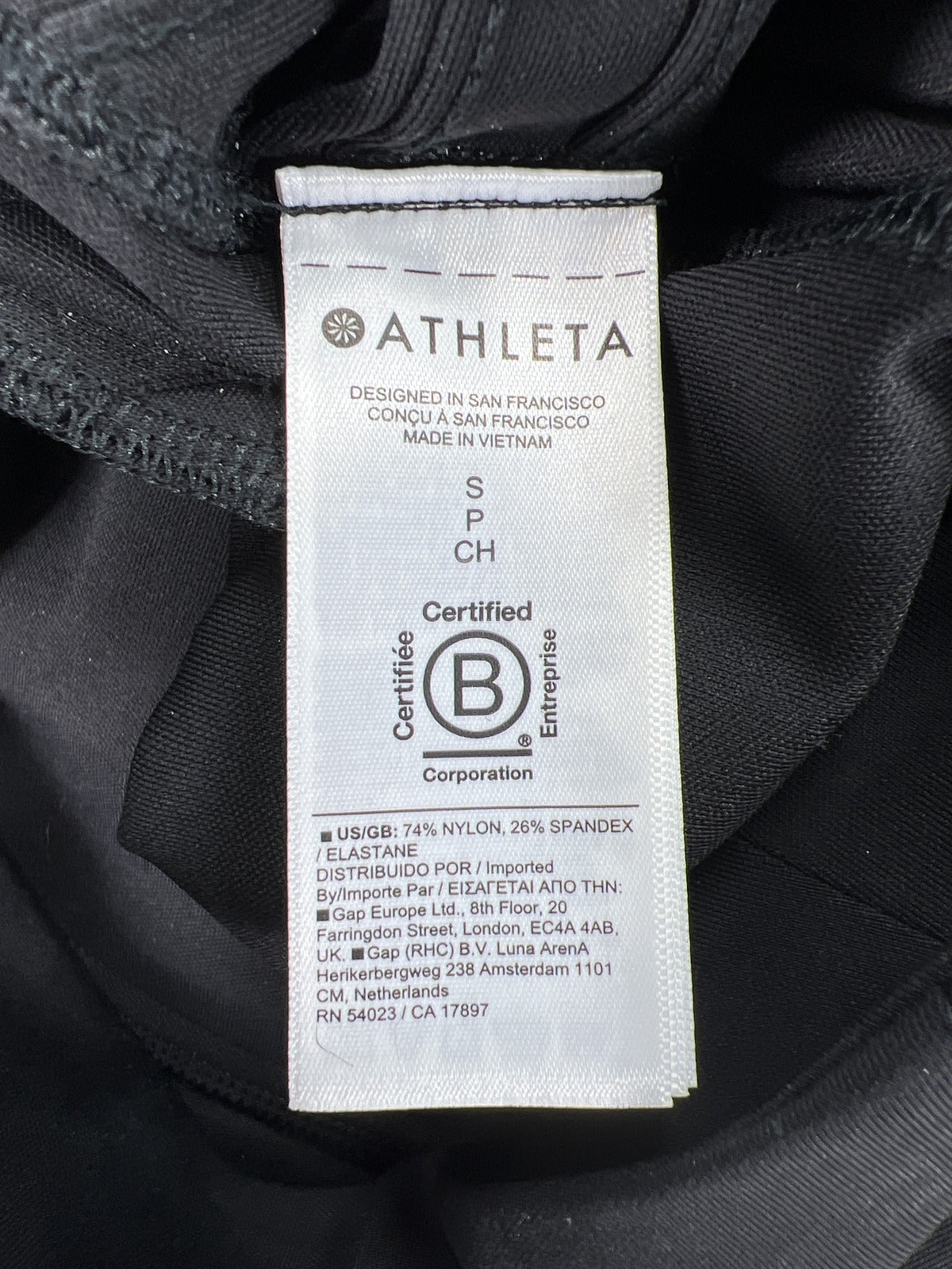 Athleta Women’s Black Delaney Moto Tight Leggings - S