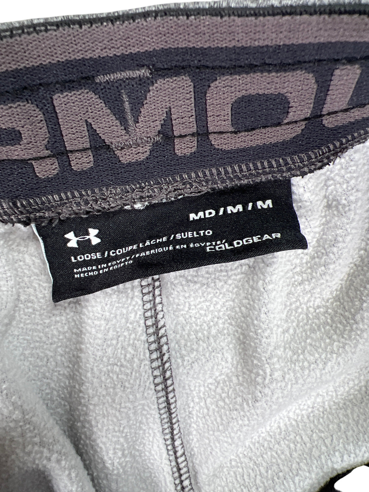 Under Armour Women’s Gray Fleece Lined Coldgear Pants - M