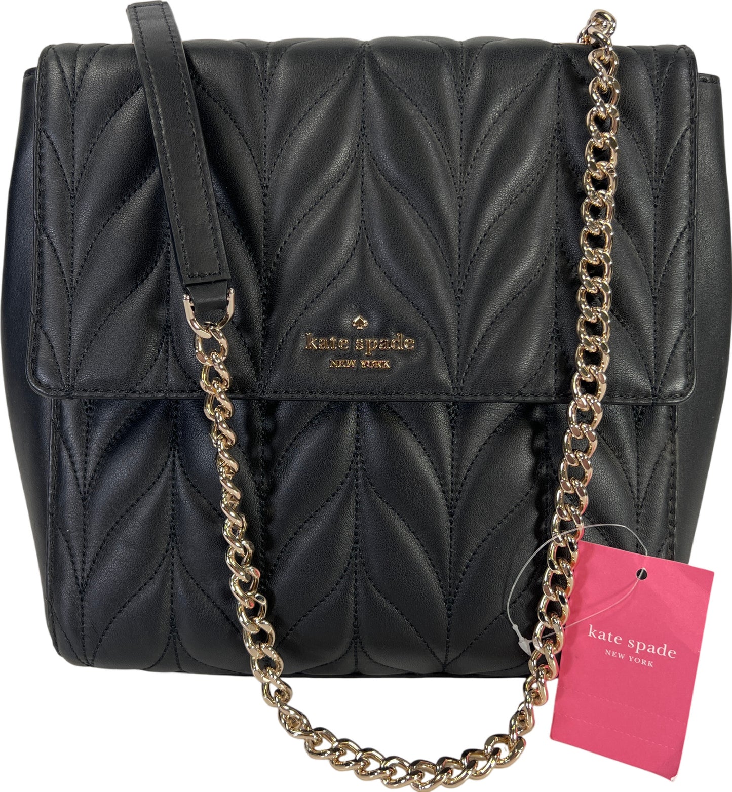 NEW Kate Spade Brayden Briar Lane Quilted Leather Purse in Black