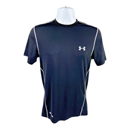 Under Armour Men’s Black Fitted HeatGear Short Sleeve Athletic Shirt - S