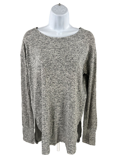 Athleta Women's Gray Luxe Pose Long Sleeve Sweater - S