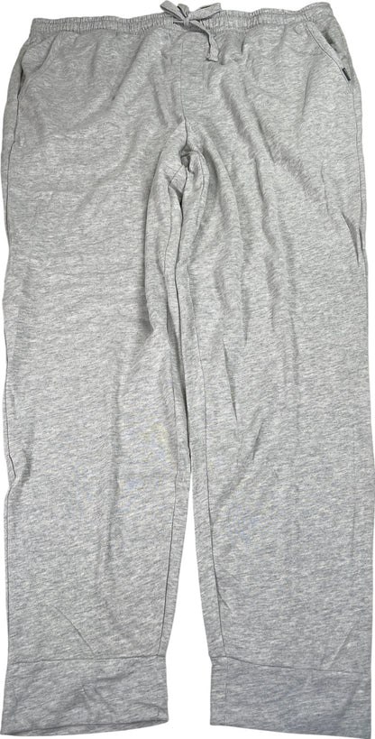 NEW Eddie Bauer Men’s Gray Cotton Blend Terry Knit Lounge Sweatpants - XXL