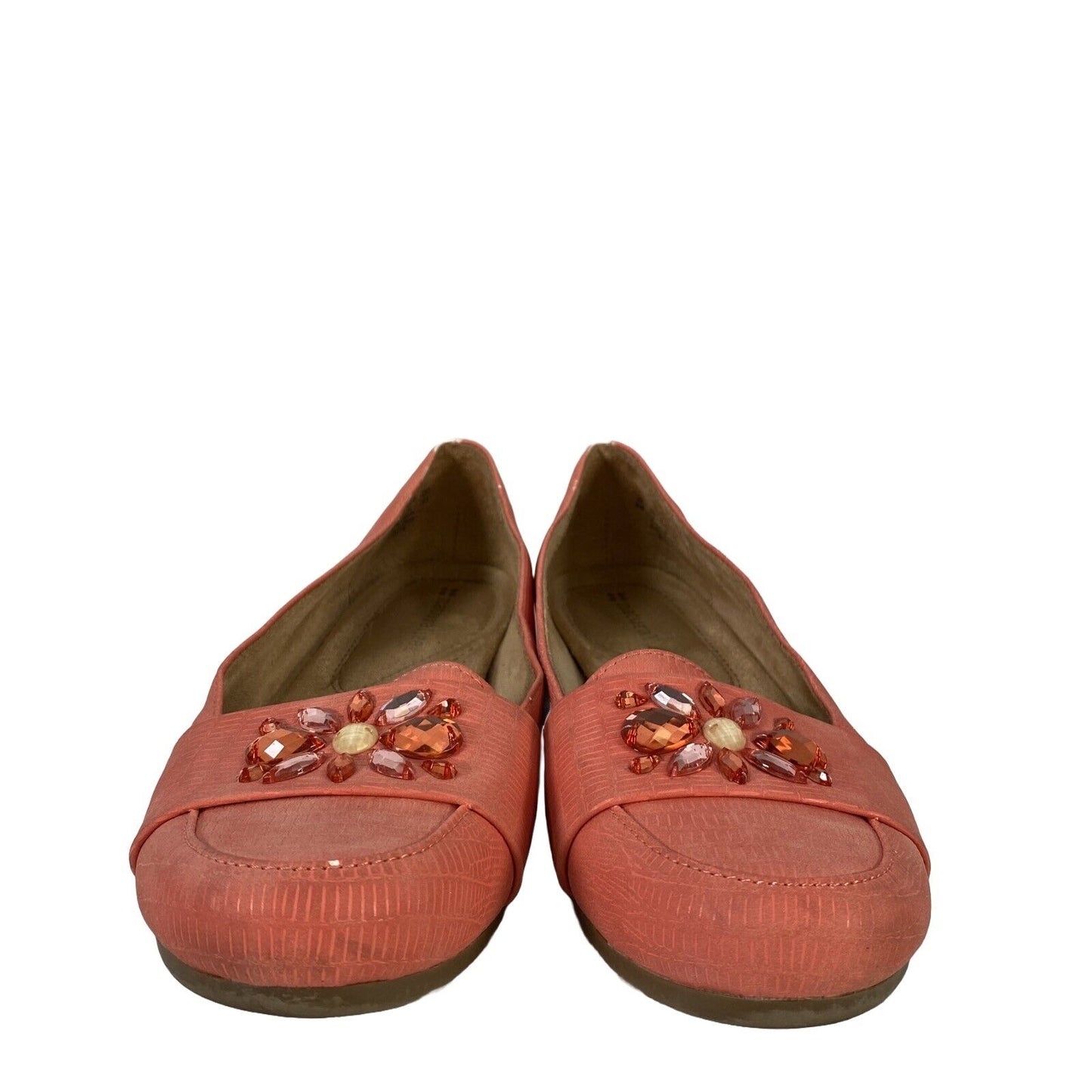 Naturalizer Women's Pink Rhinestone Rheis Flats - 6M