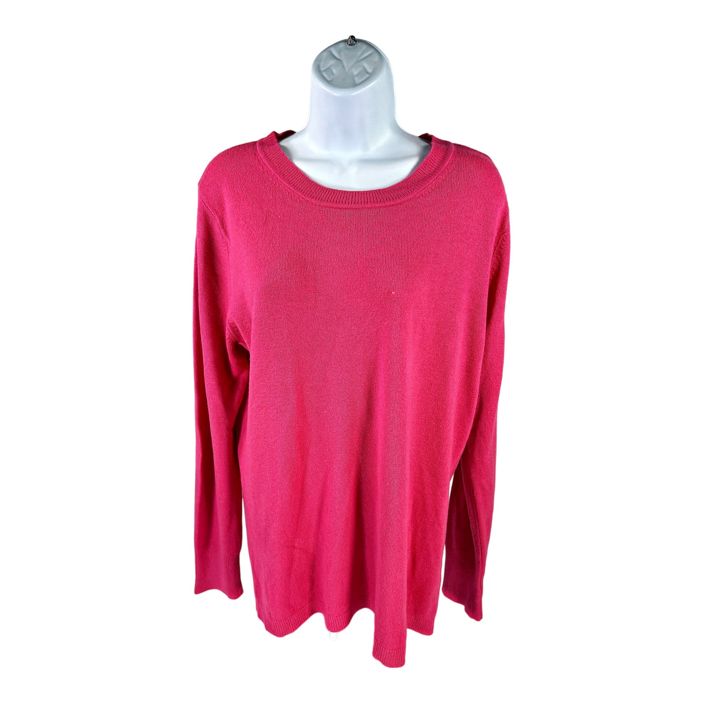 NEW Croft and Barrow Women’s Pink Long Sleeve Sweater - L