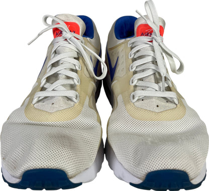 Nike Men’s White Air Max Zero Ultramarine Lace Up Athletic Sneakers - 15