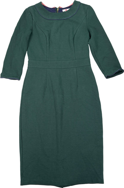 Boden Women’s Green 3/4 Sleeve A-Line Dress - 6