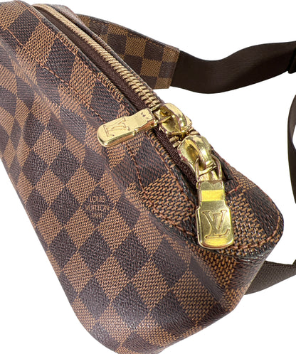 Louis Vuitton Damier Ebene Geronimos Coated Canvas Zip Close Belt Bag CA1003