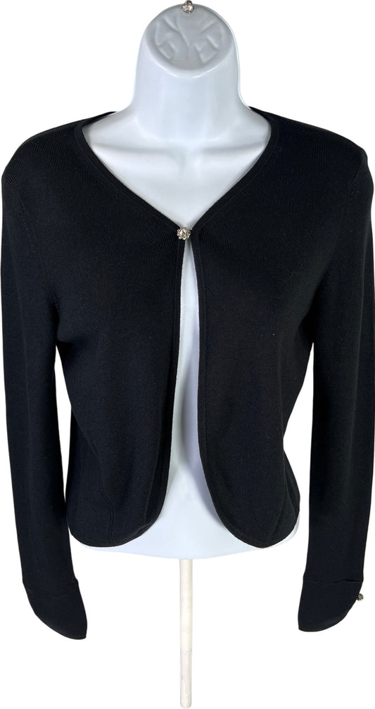 Ann Taylor Women’s Black Jeweled Accent Shrug Cardigan Sweater - S