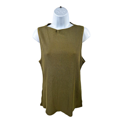 NEW J.Crew Women’s Green Ribbed Tank Top - L