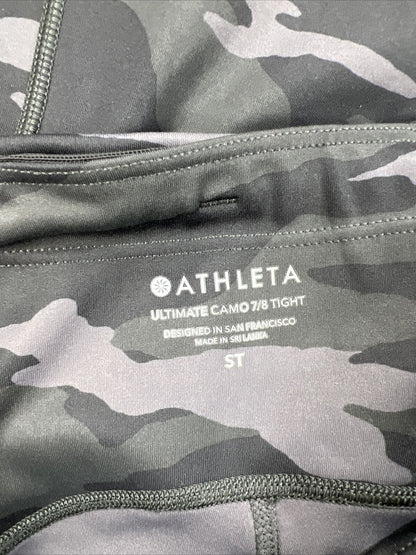 Athleta Women's Gray Ultimate Camo 7/8 Tight Leggings - Tall ST