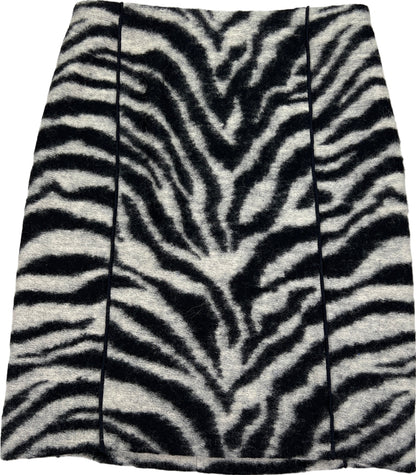 Ann Taylor Women’s Zebra Print Wool Blend Lined Straight Skirt - 0