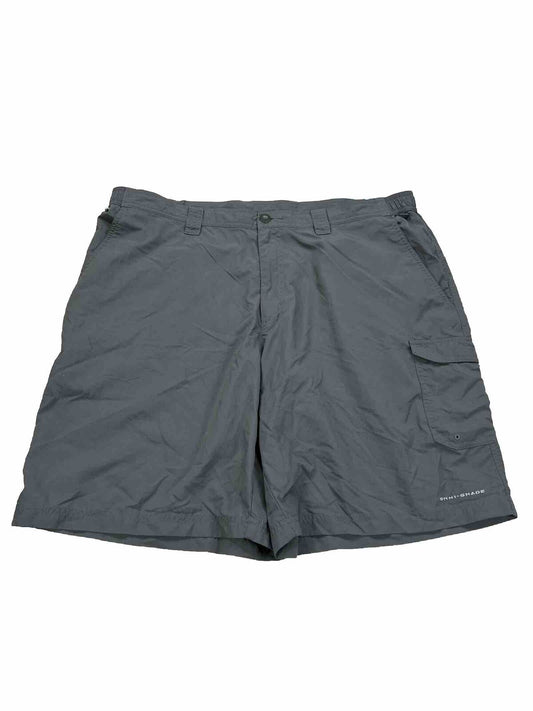 Columbia Men's Gray Hybrid 10in Inseam Shorts - 42