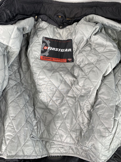 FirstGear Women's Black Waterproof Hypertex Motorcycle Jacket - M