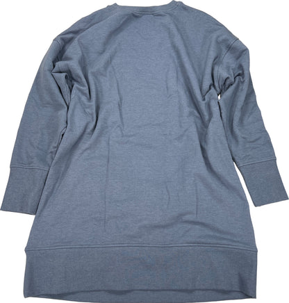 NEW Eddie Bauer Women’s Blue Long Sleeve Cozy Camp Sweatshirt Dress - L