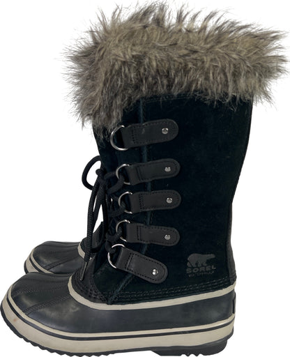 Sorel Women’s Black Quarry Suede Joan of Arctic Waterproof Winter Boots - 7