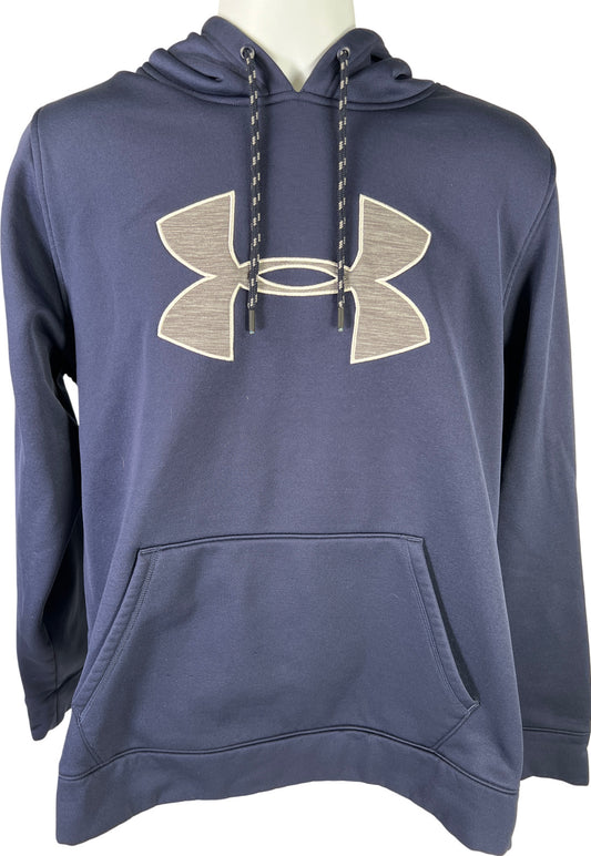 Under Armour Men’s Navy Blue Storm Fleece Lined Pullover Hoodie - L