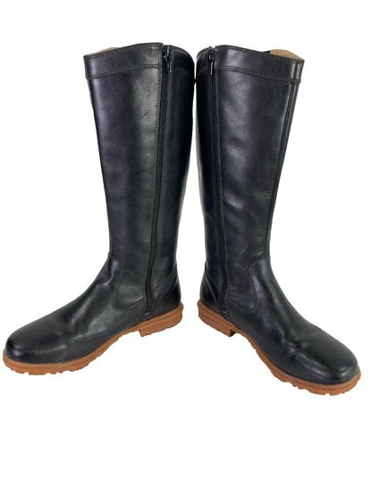 Bogs Women’s Black Leather Pearl Waterproof Tall Casual Riding Boots - 7.5