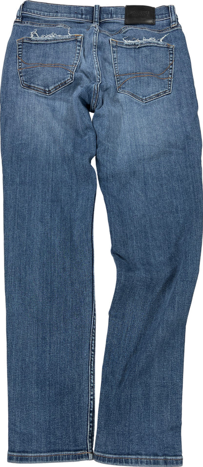 Hollister Men’s Distressed Tapered Stretch Denim Jeans - 30x32