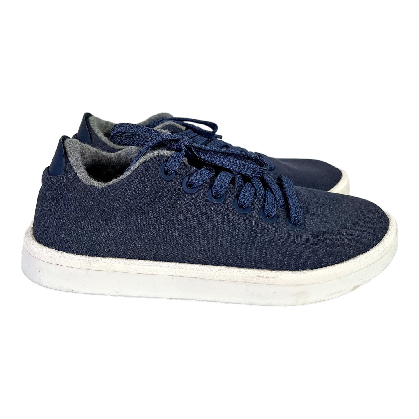 All birds Women’s Blue Wool Piper Lace Up Casual Sneakers - 7