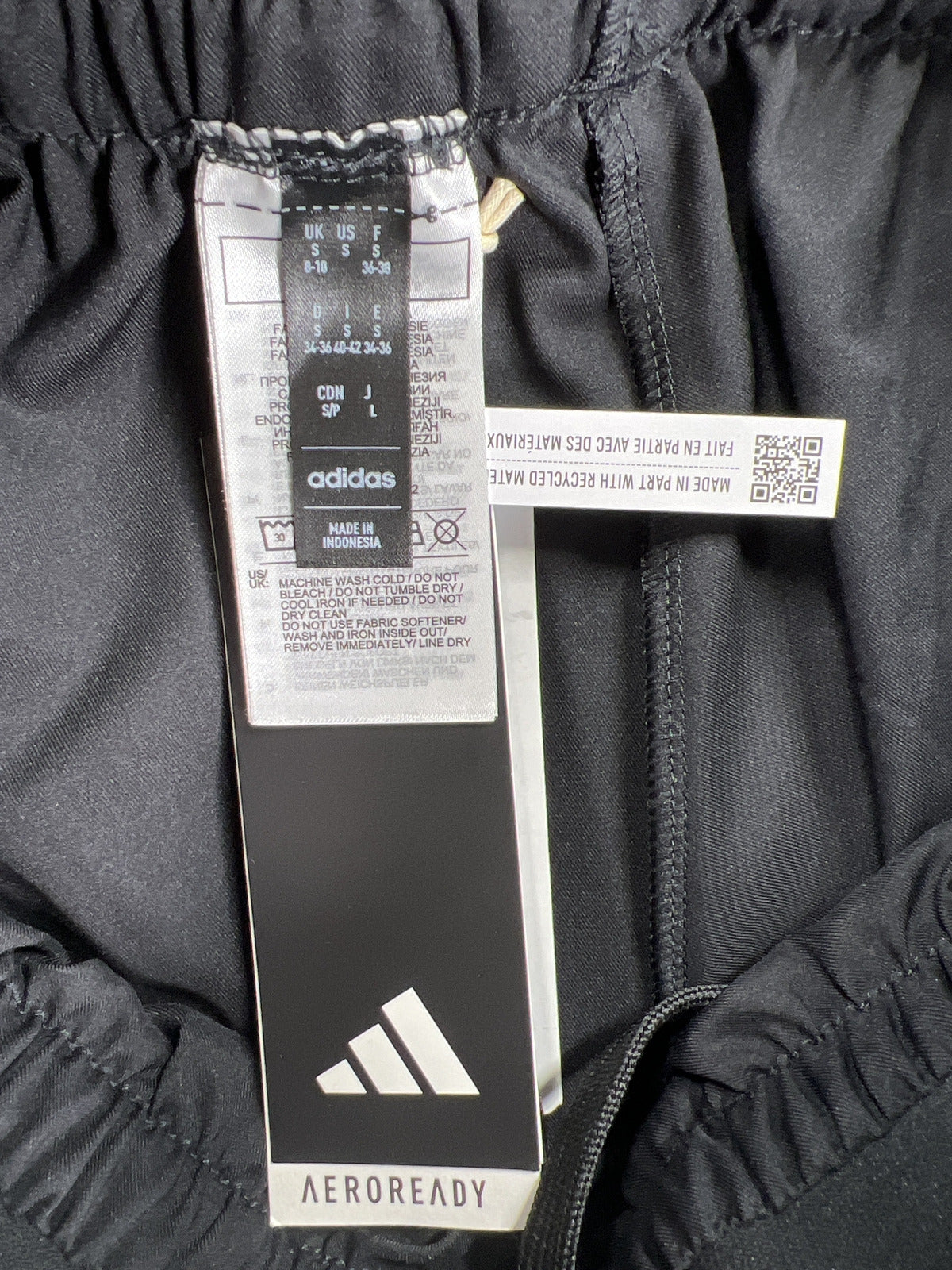 NEW adidas Women’s Black Aeroready Trio 23 Competition Shorts - S