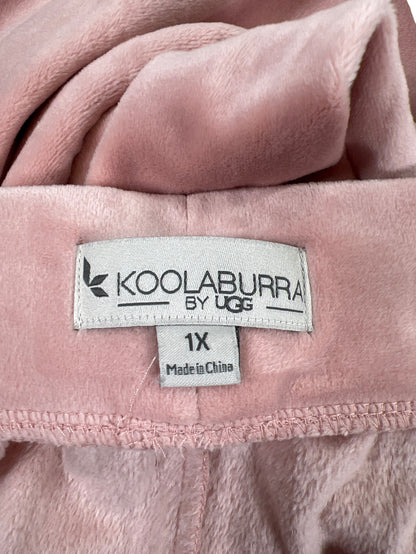 Koolaburra by UGG Women’s Pink Cozy Jogger Lounge Pants - Plus 1X