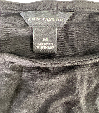 Ann Taylor Women’s Black 3/4 Sleeve Shirt - M