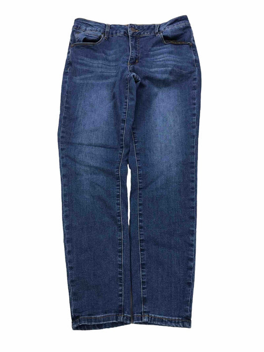Tahari Women's Medium Wash Kelly Classic Skinny Jeans - 10/30