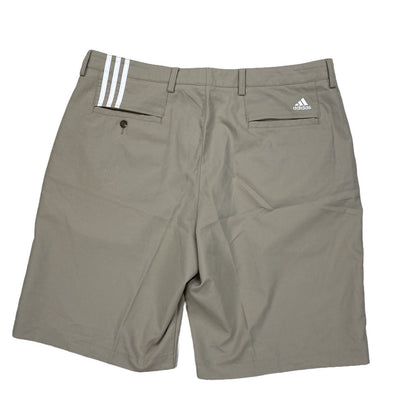 adidas Men's Brown Textured Climacool Golf Shorts - 38