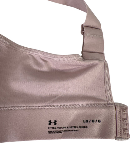 Under Armour Women’s Light Pink UA Continuum High Sports Bra - L