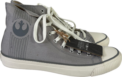 NEW Po Zu Men’s Gray Star Wars Celebration Exclusive Hi Top Sneakers - 41/US 8