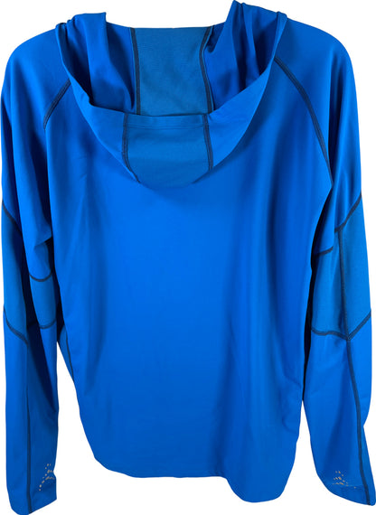 REI Men’s Blue Long Sleeve 1/2 Zip Hooded Athletic Shirt - XL