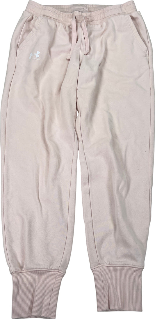 Under Armour Women’s Light Pink Loose Fit Jogger Sweatpants - M