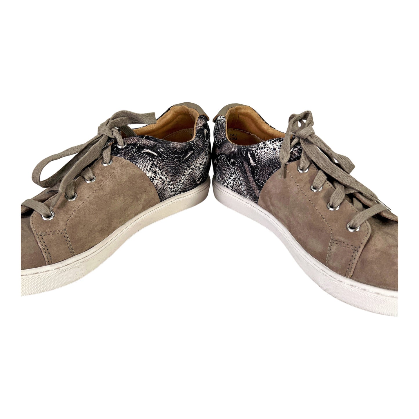 NEW Tahari Women’s Gray Suede TAJ Lace Up Sneakers - 10