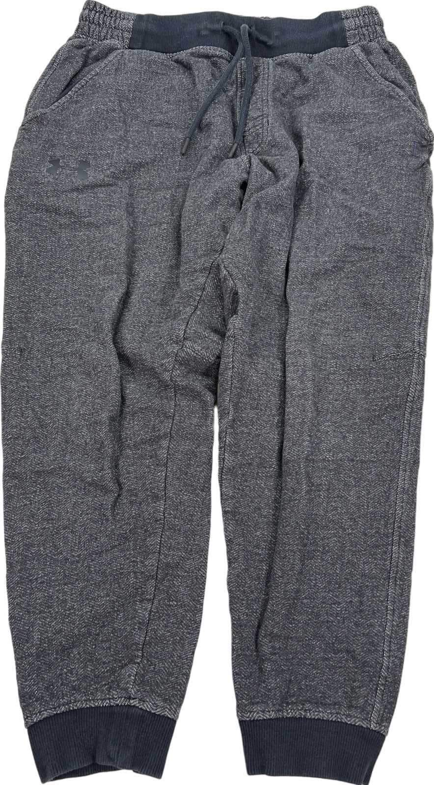 Under Armour Men’s Gray Loose Fit Rival Fleece Jogger Sweatpants - L