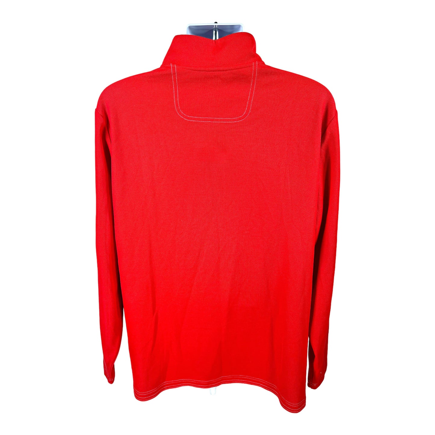 Tommy Bahama Men’s Red Islandzone 1/4 Zip Pullover Shirt - L