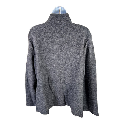 The TOG Shop Women’s Gray Wool Button Up Sweater Jacket - L